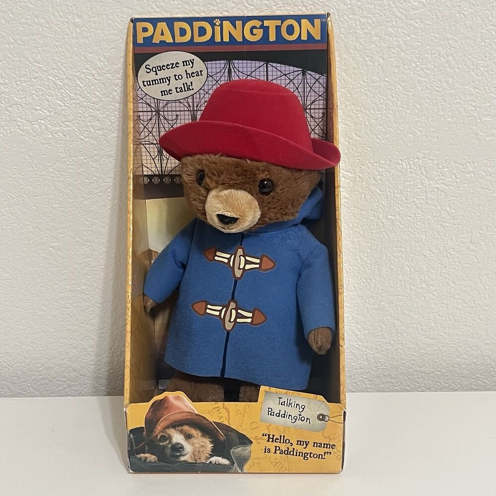 Paddington Bear Talking Plush Rainbow Designs PA1347 Studiocanal 12" NOT WORKING